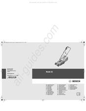 Bosch ROTAK 32 Manual Original