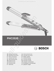 Bosch PHC2520 Manual Original