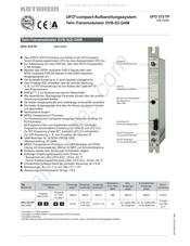 Kathrein UFO 372/TP Manual Del Usuario