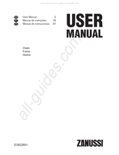 Zanussi ZOB22601 Manual De Instrucciones