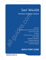 Savi W440A Guia De Inicio Rapido