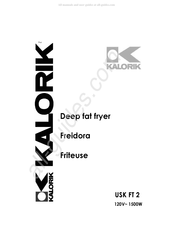 Kalorik USK FT 2 Manual Del Usuario