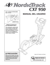 Nordictrack CXT 950 Manual Del Usuario