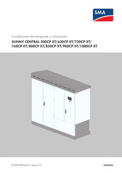 Sma SUNNY CENTRAL 500CP XT Manual De Instrucciones