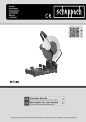 Scheppach 5903702901 Traducción Del Manual De Instrucciones Original