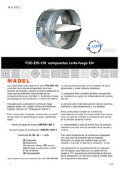 MADEL FOC-EIS-120 Manual Del Usuario