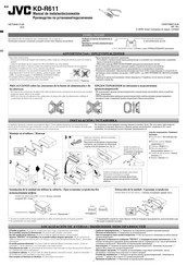 JVC KD-R611 Manual De Instalación