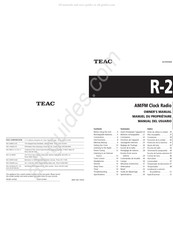 Teac R-2 Manual Del Usuario