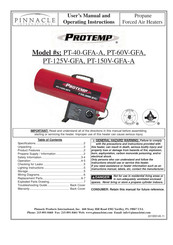 Pinnacle Products International PROTEMP PT-125V-GFA Manual Del Propietário