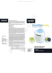 HoMedics SoundSpa Lullaby Manual De Instrucciones