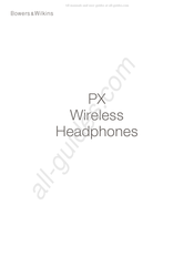 Bowers & Wilkins PX Manual De Instrucciones