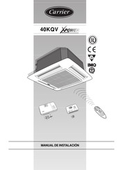 Carrier 40KQV Manual De Instalación