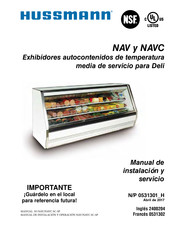 Hussmann NAVC Manual De Instalación Y Servicio