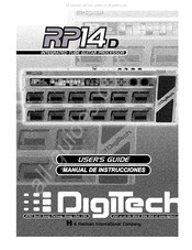 Digitech RP14 D Manual De Instrucciones