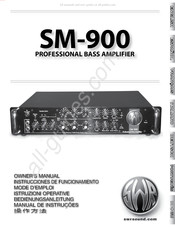 SWR Sound 4400307010 Instrucciones De Funcionamiento