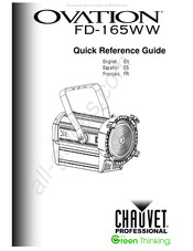 Chauvet Professional Ovation FD-165WW Guía De Referencia Rápida