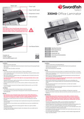 Swordfish 330HD Instrucciones De Funcionamiento