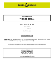 SAMES KREMLIN THOR 60-C910-HD Manual De Instrucciones