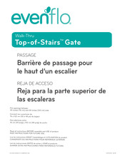 Evenflo To p-of-Stairs Manual De Instrucciones