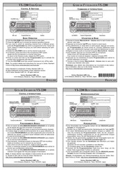 Vertex Standard VX-2200 Guia Del Usuario