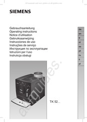 Siemens TK 52 Serie Instrucciones De Uso