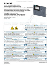 Siemens 3KC ATC6500 Instructivo