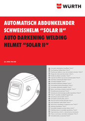 Würth SOLAR II Manual De Instrucciones