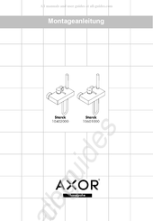 Hansgrohe AXOR Starck 10601000 Instrucciones De Montaje