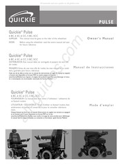 Quickie PULSE 6 SC Manual De Instrucciones