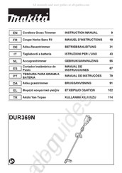 Makita DUR369N Manual De Instrucciones