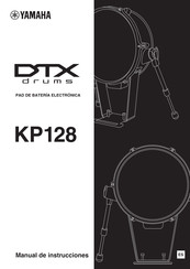 Yamaha DTX drums KP128 Manual De Instrucciones