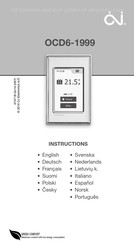 OJ Electronics OCD6-1999 Manual De Instrucciones