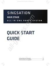 Voxx Accessories MAIN STAGE Manual Del Usuario