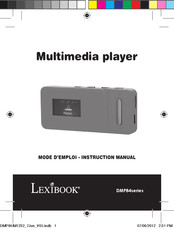 LEXIBOOK DMP84 Serie Manual Del Usuario