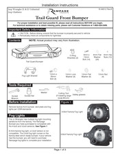 Rampage Trail Guard Front Bumper Instrucciones De Instalación