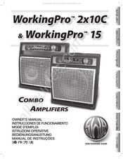 SWR Sound WorkingPro 2x10C Instrucciones De Funcionamiento