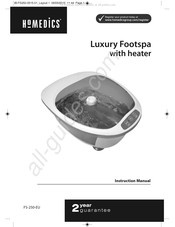 HoMedics FS-250-EU Manual De Instrucciones