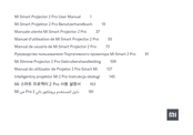 Xiaomi Mi Smart Projector 2 Pro Manual De Usuario