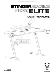 Woxter Stinger GAMING DESK ELITE Manual Del Usuario