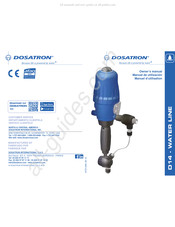 dosatron D14 Serie Manual De Utilización