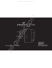 ENERGY SISTEM K128 A High Power Manual Del Usuario