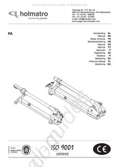 Holmatro PA18H2 Manual De Instrucciones