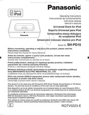 Panasonic SH-PD10 Instrucciones De Functionamiento