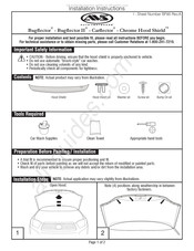 AVS Chrome Hood Shield Instrucciones De Instalación