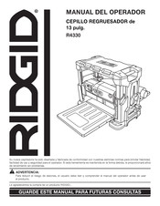 RIDGID R4330 Manual Del Operador