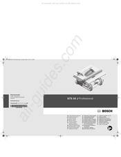 Bosch GTS 10 J Professional Manual Original