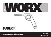 Worx MAKER X WX747.X Manual Original
