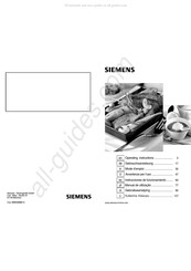 Siemens ER926SB90E Instrucciones De Funcionamiento