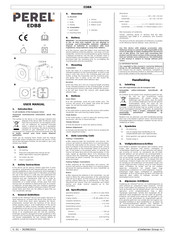 Perel EDB8 Manual De Instrucciones