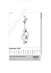 Grohe Aquatower 1000 27 015 Manual Del Usuario